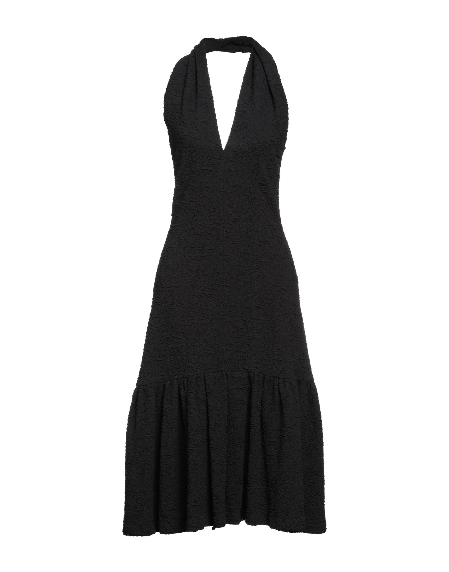 MSGM Midi-kleid Damen Schwarz von MSGM