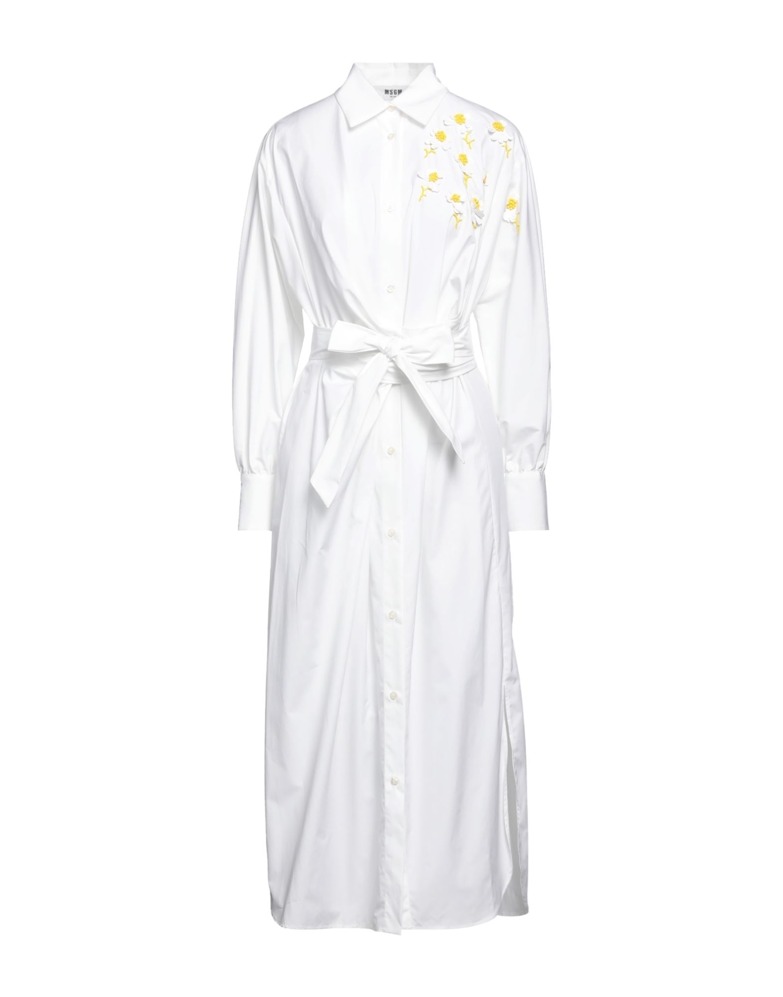 MSGM Midi-kleid Damen Weiß von MSGM