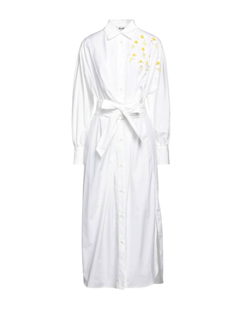 MSGM Midi-kleid Damen Weiß von MSGM