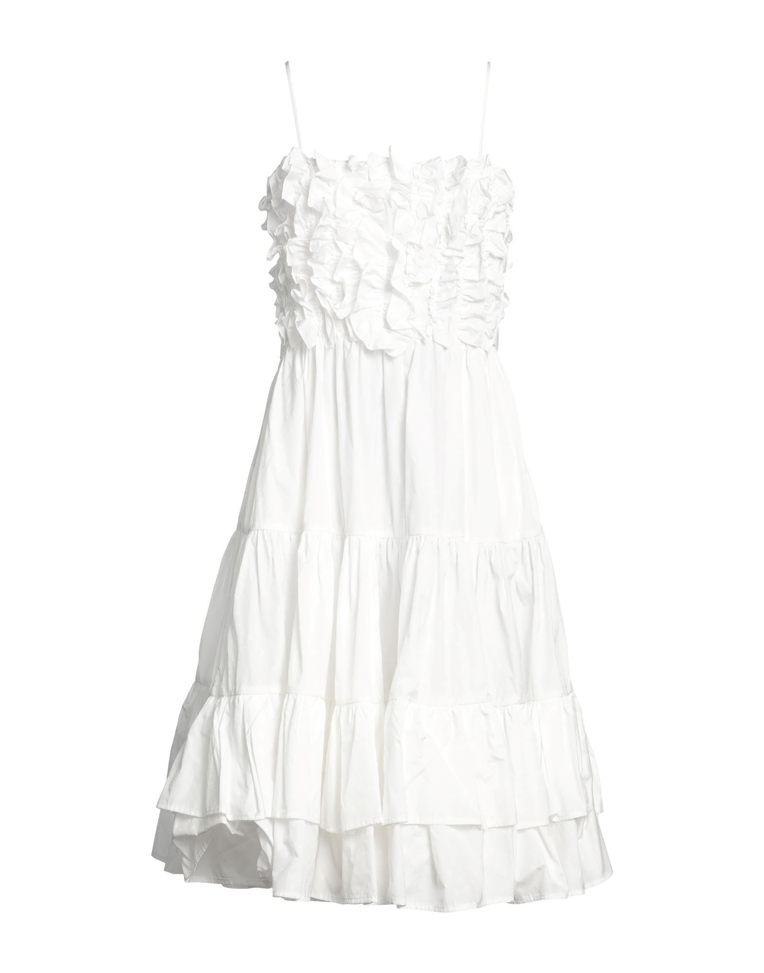 MSGM Midi-kleid Damen Weiß von MSGM