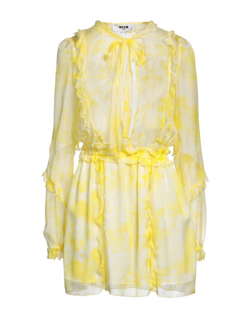 MSGM Mini-kleid Damen Gelb von MSGM