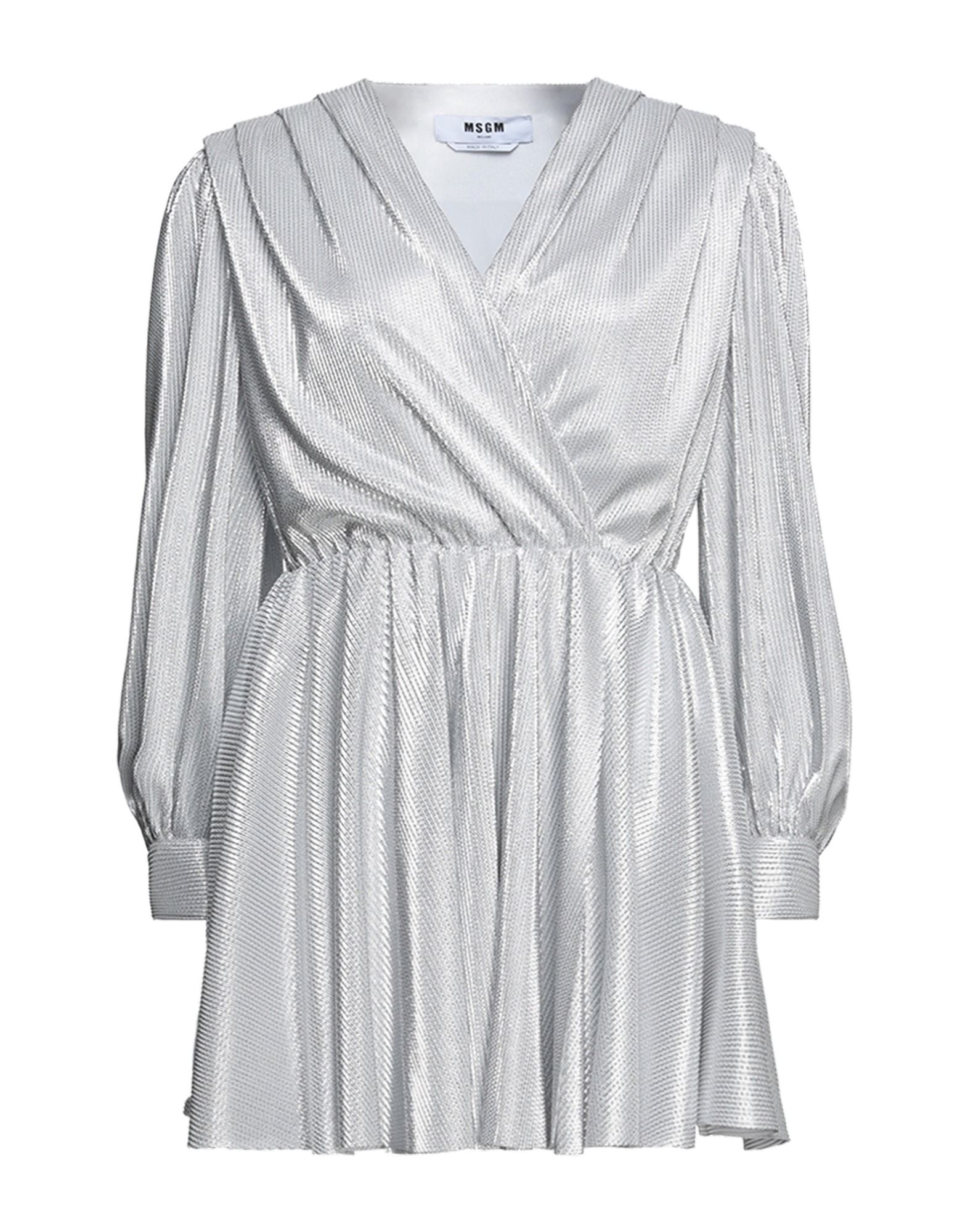 MSGM Mini-kleid Damen Silber von MSGM