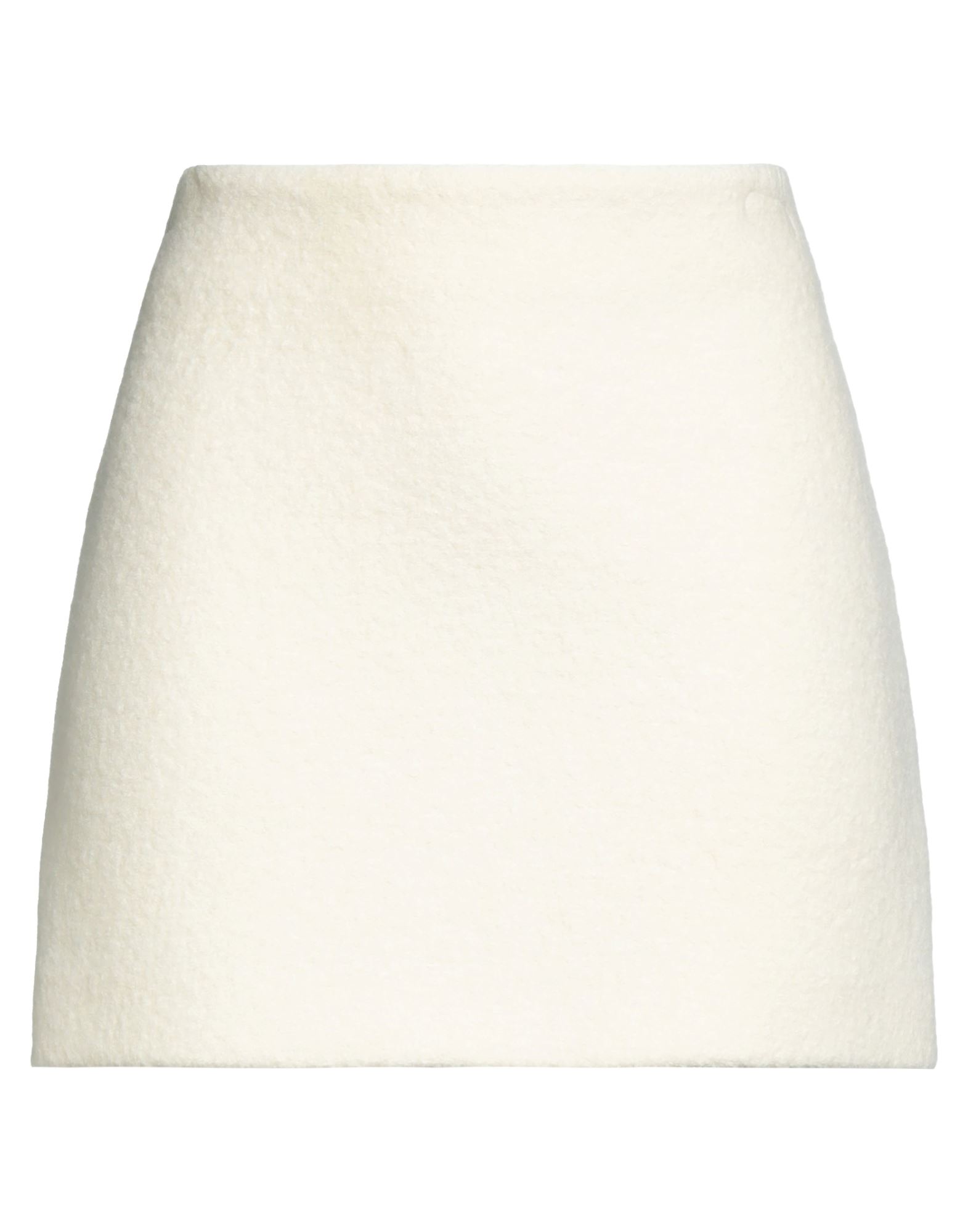 MSGM Minirock Damen Cremeweiß von MSGM