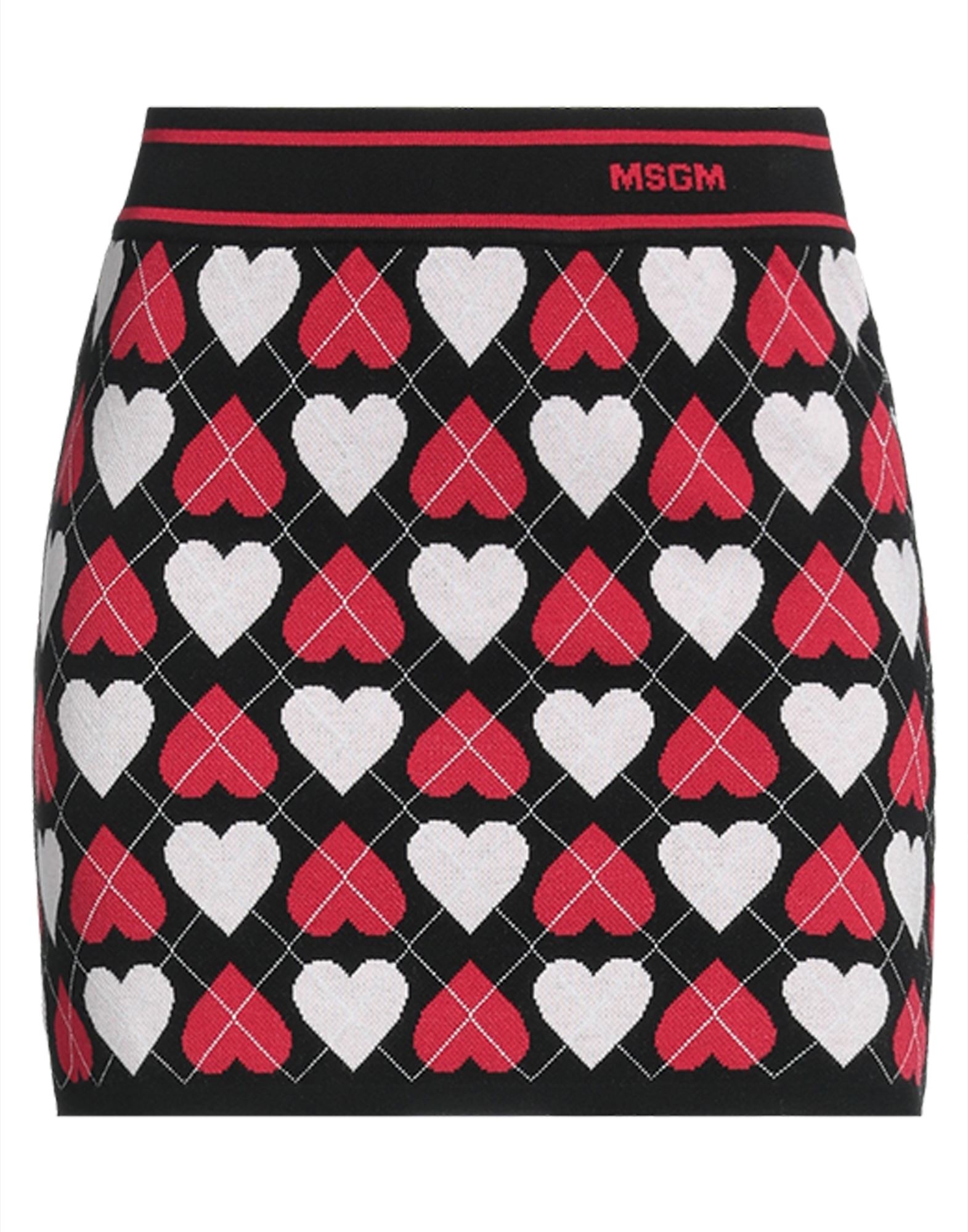 MSGM Minirock Damen Schwarz von MSGM