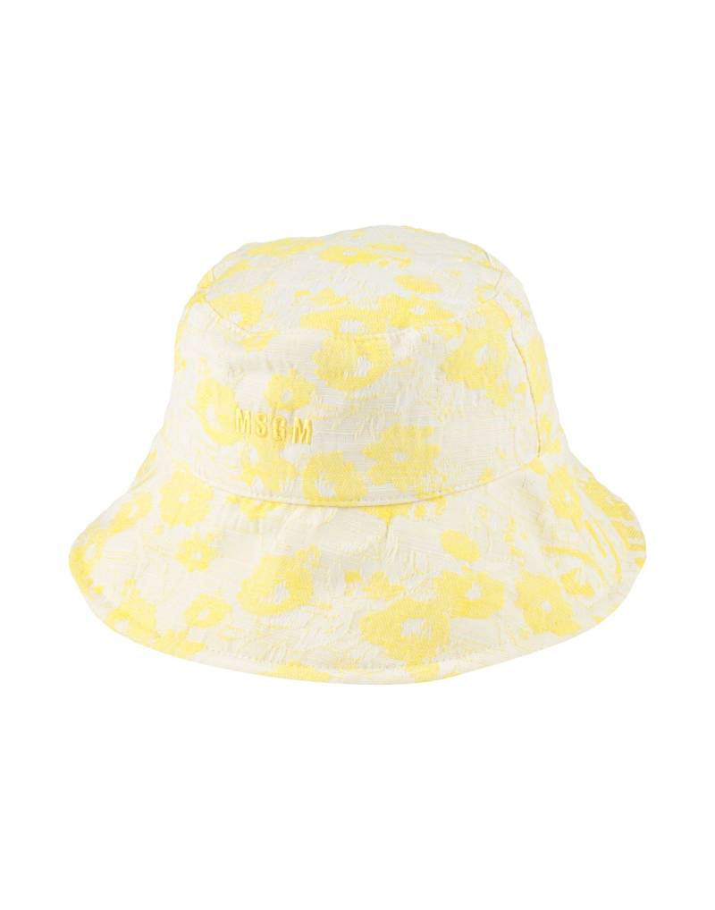 MSGM Mützen & Hüte Damen Pastellgelb von MSGM