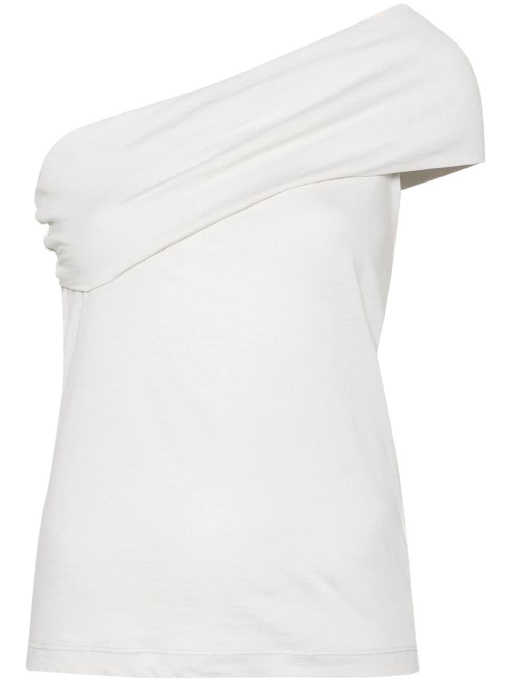 MSGM One-Shoulder-Top - Grau von MSGM