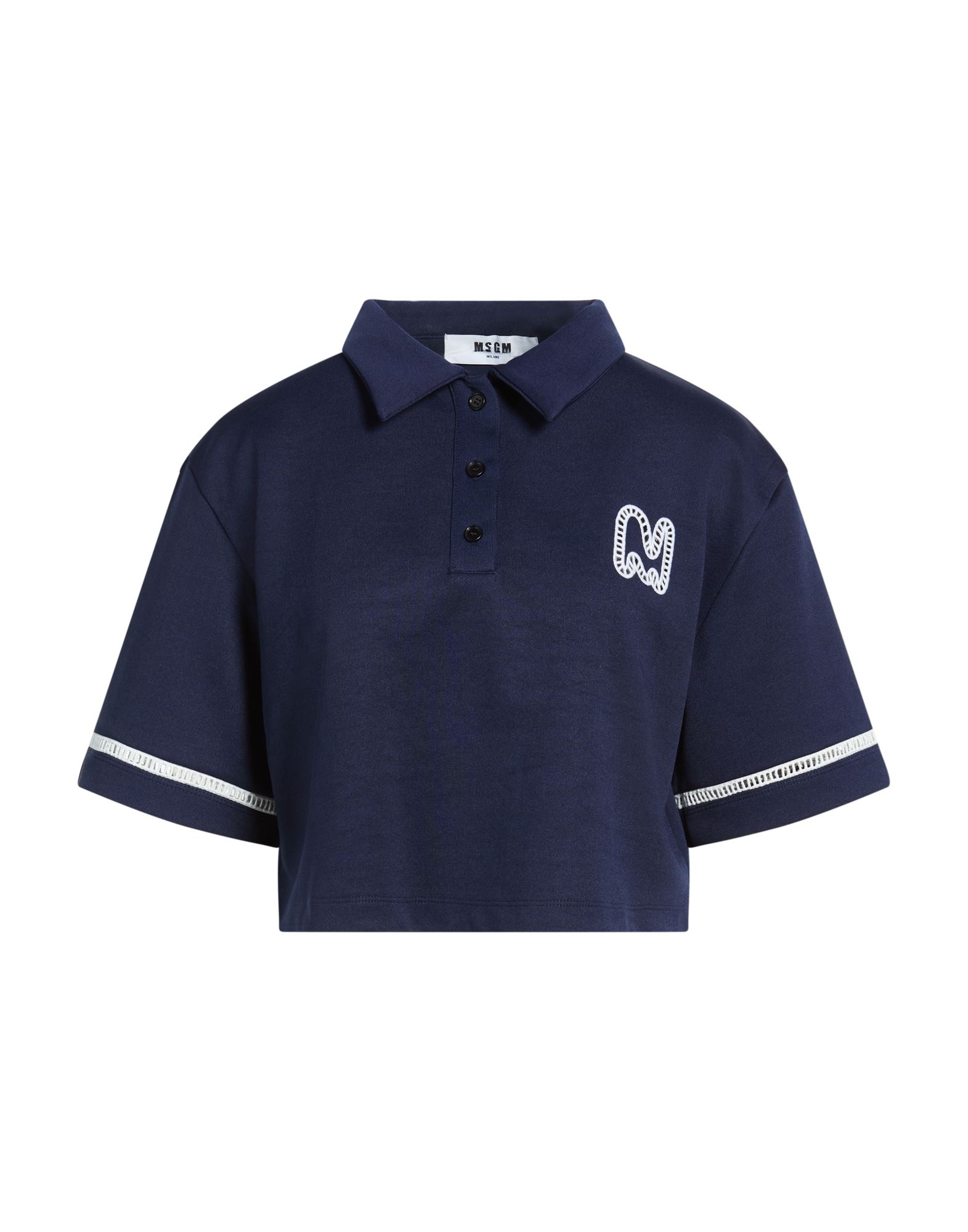 MSGM Poloshirt Damen Nachtblau von MSGM