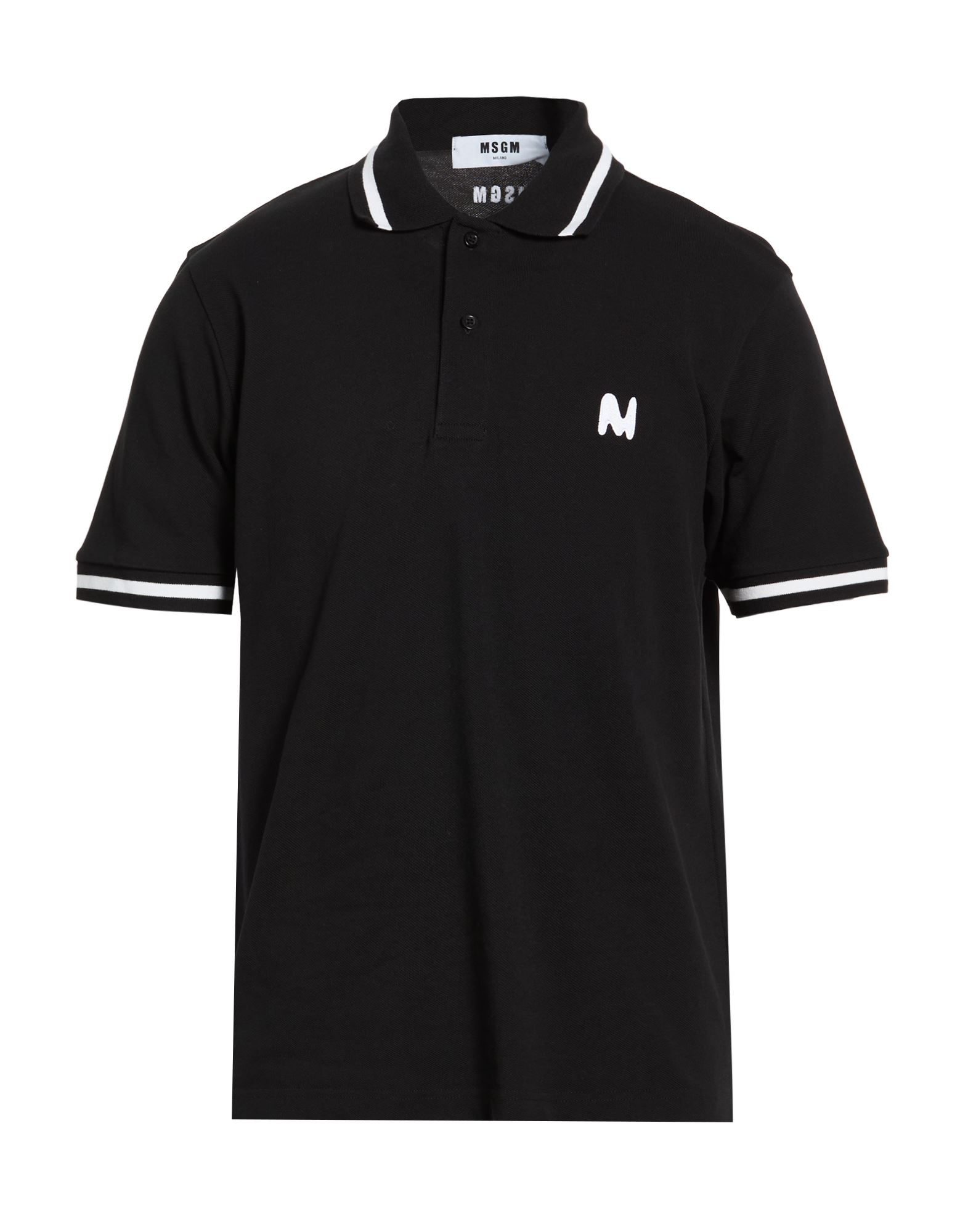 MSGM Poloshirt Herren Schwarz von MSGM