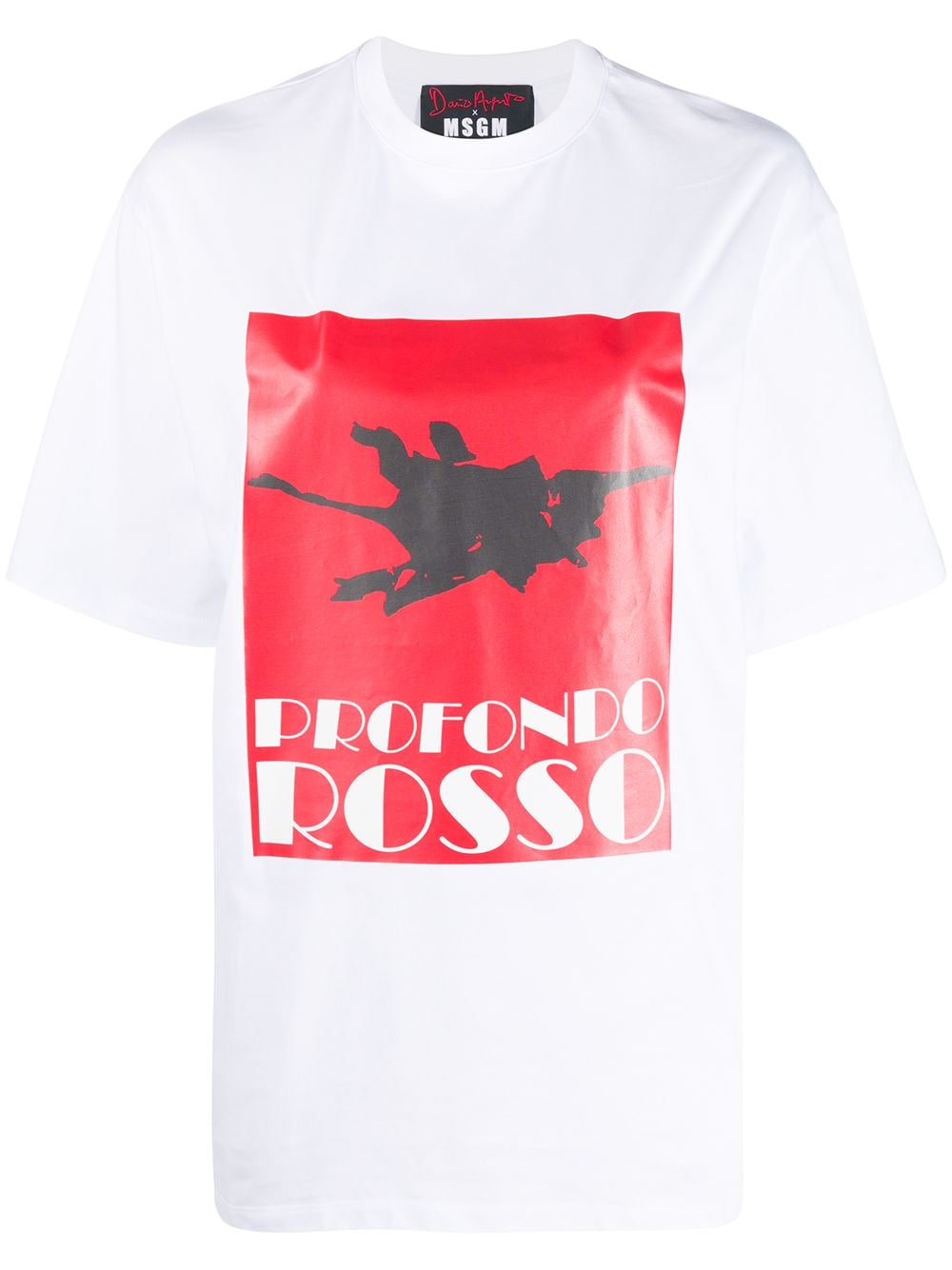 MSGM 'Profondo Rosso' T-Shirt - Weiß von MSGM