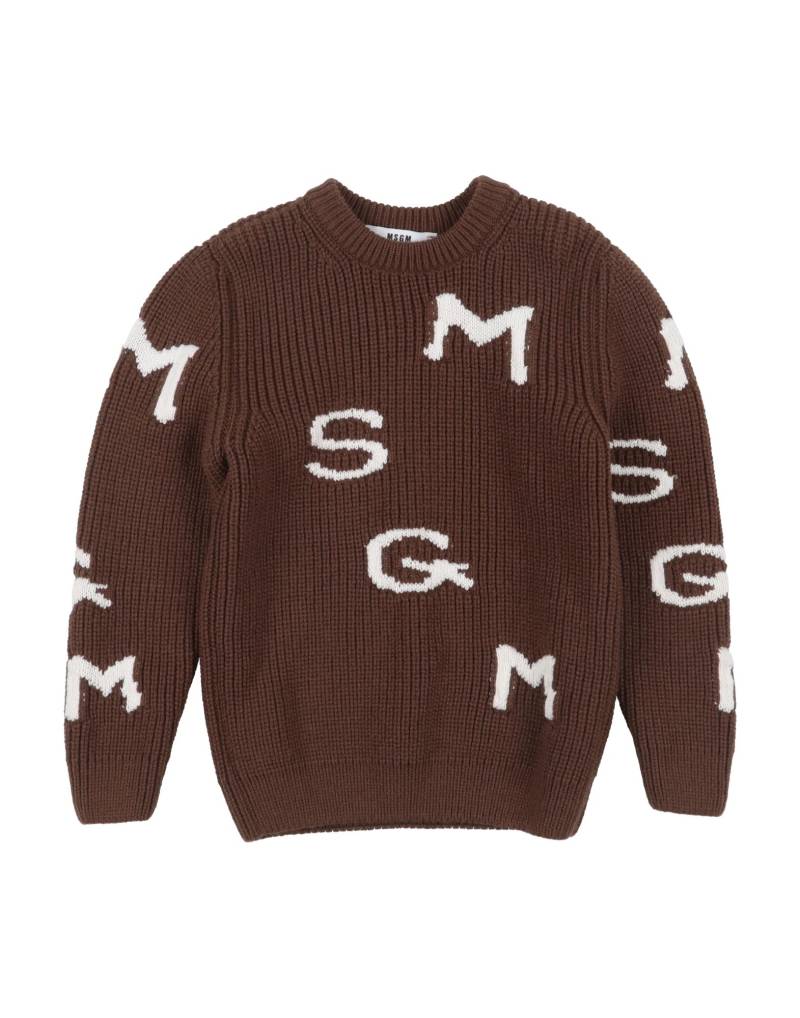 MSGM Pullover Kinder Braun von MSGM