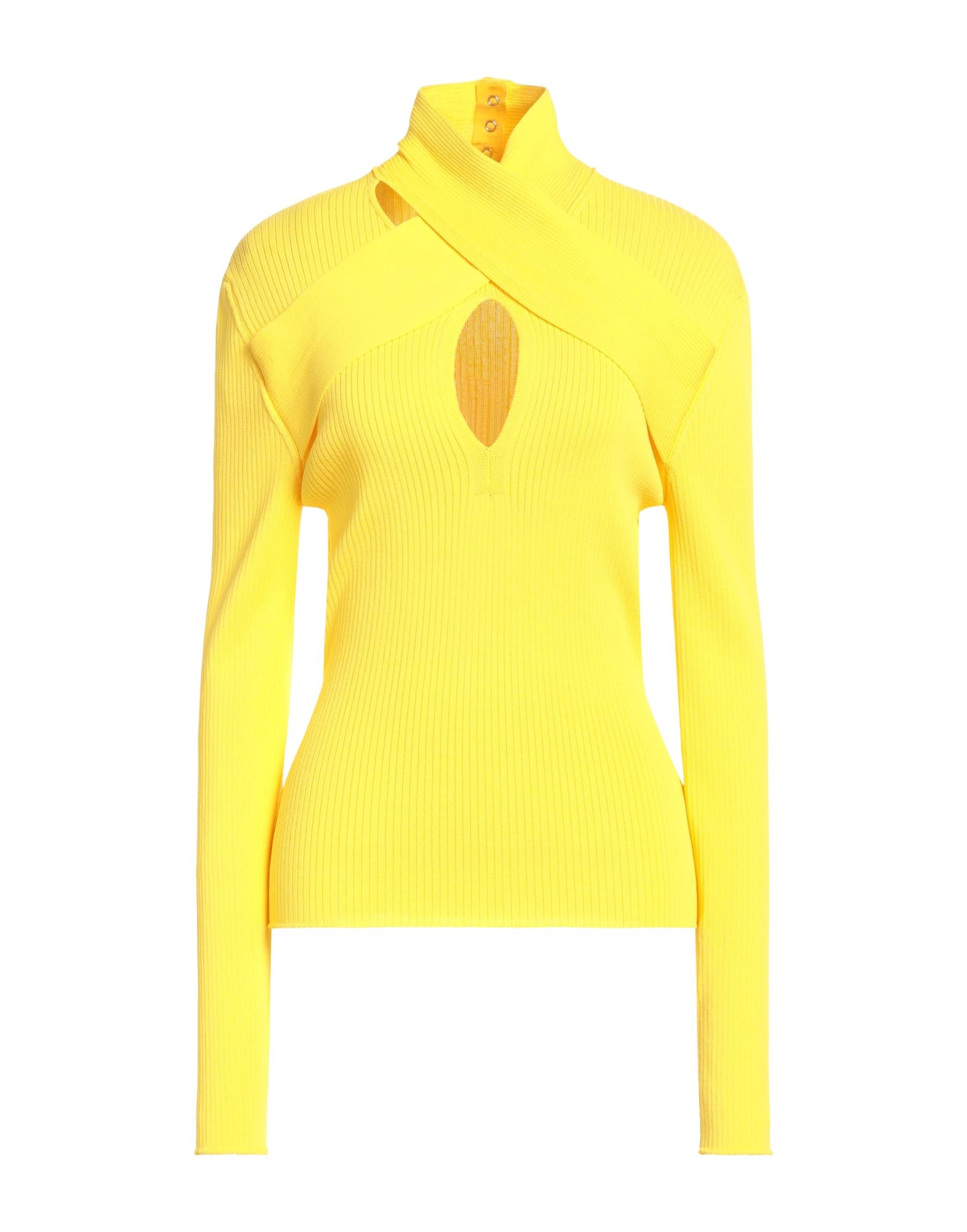 MSGM Rollkragenpullover Damen Gelb von MSGM