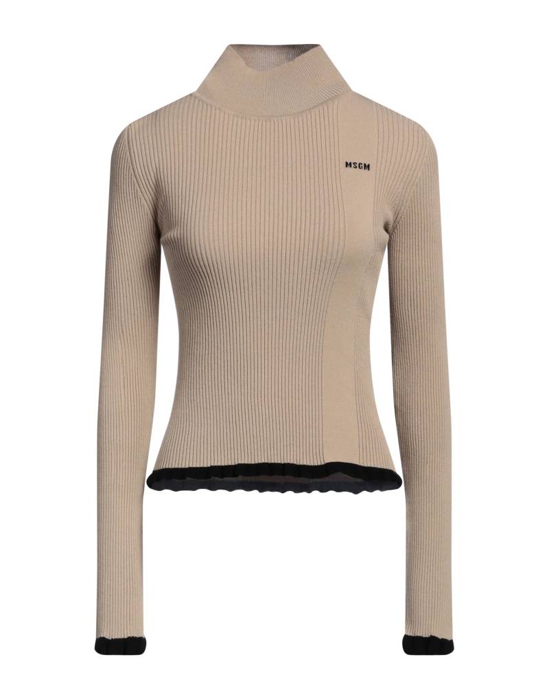 MSGM Rollkragenpullover Damen Sand von MSGM