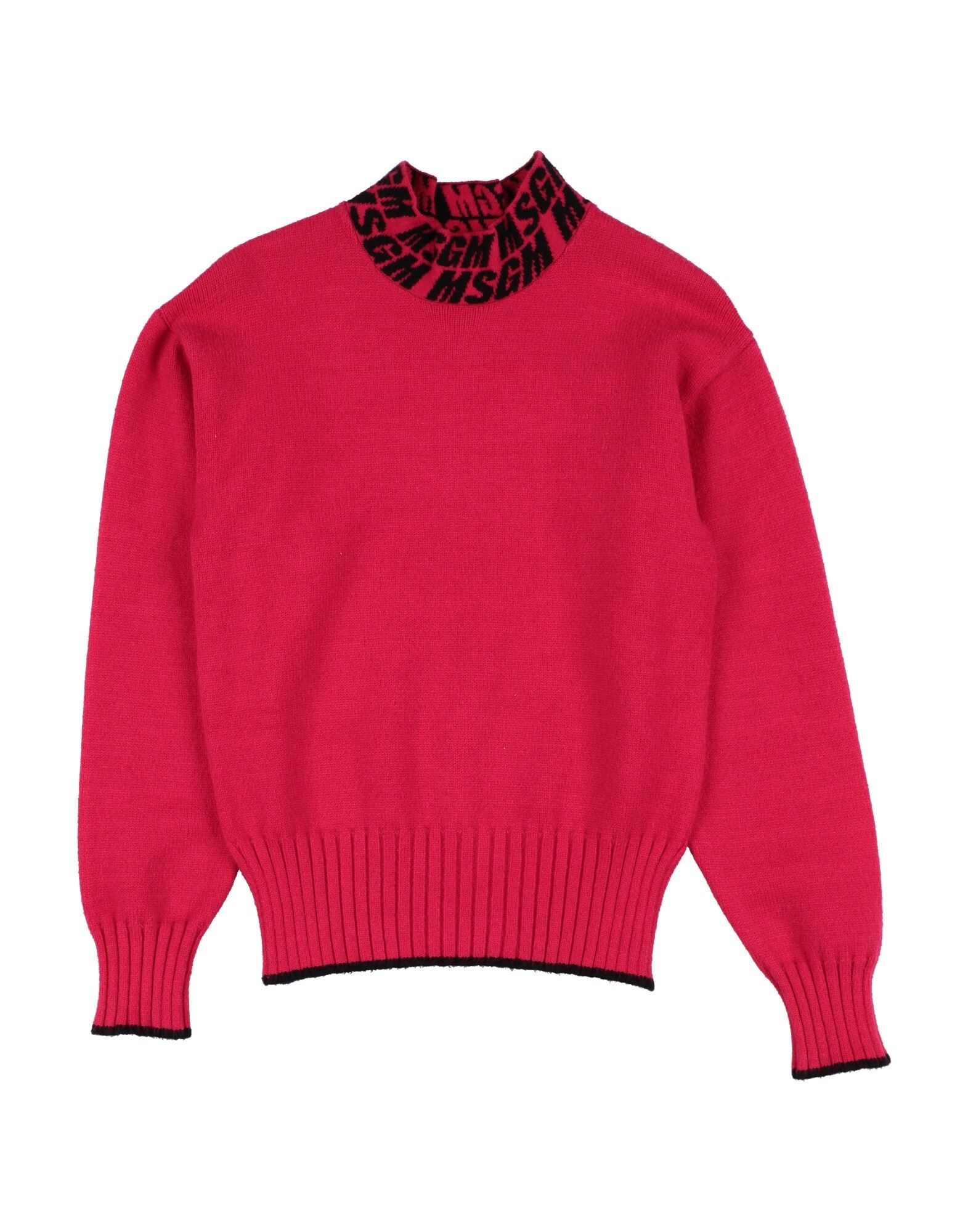 MSGM Rollkragenpullover Kinder Fuchsia von MSGM