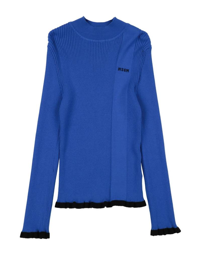 MSGM Rollkragenpullover Kinder Königsblau von MSGM