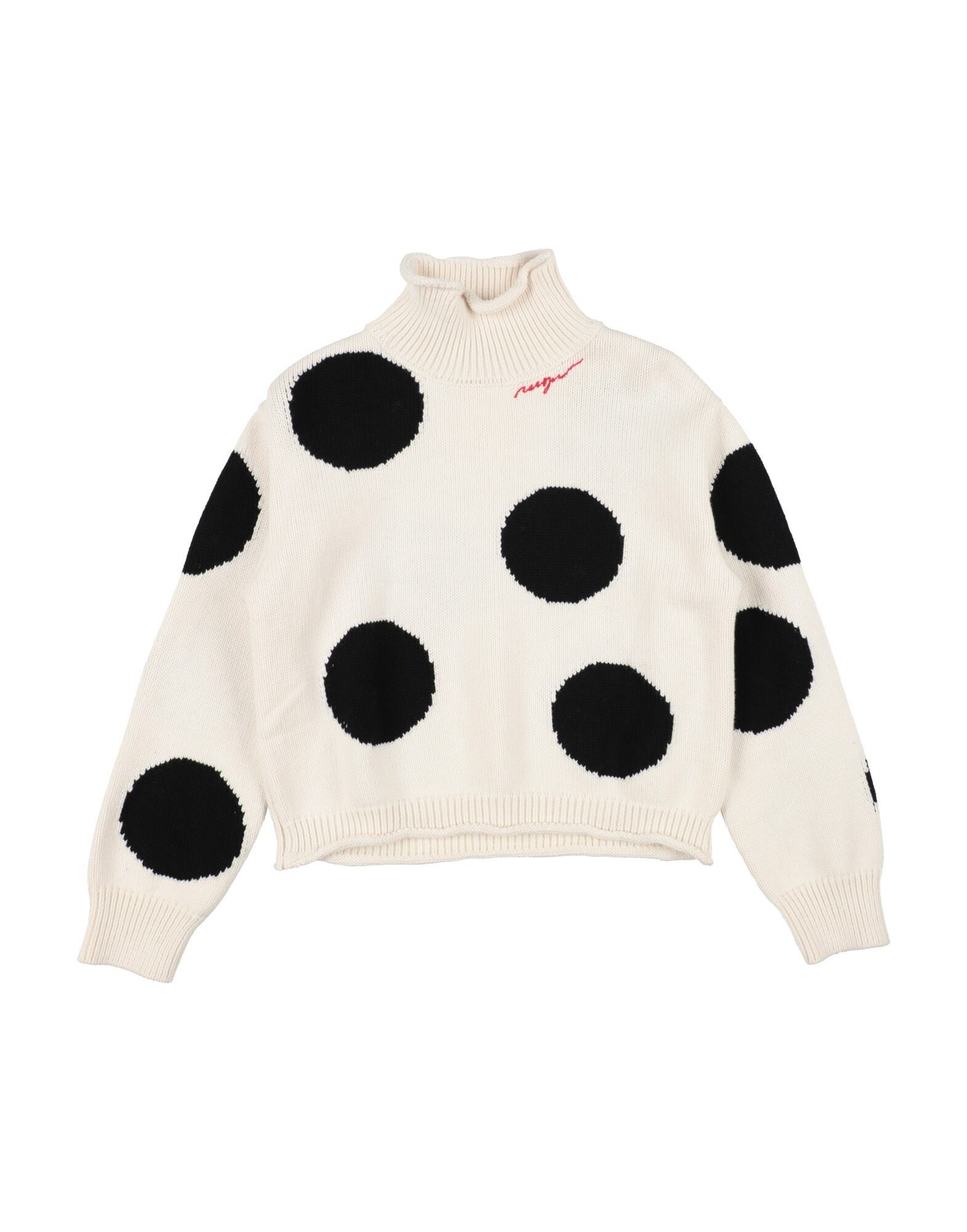 MSGM Rollkragenpullover Kinder Weiß von MSGM