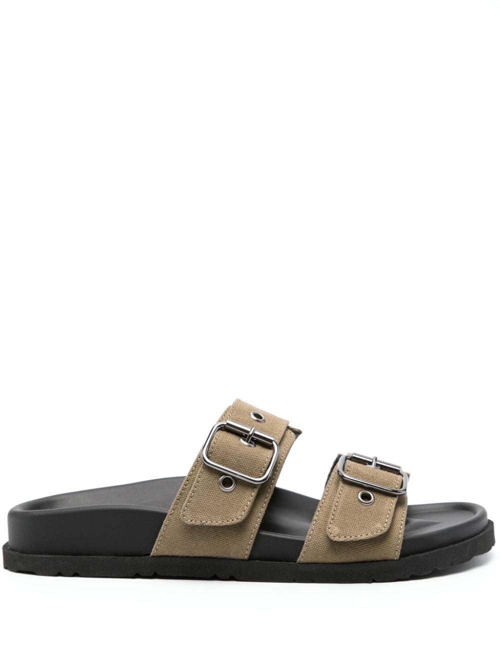 MSGM Sandalen mit Schnallenriemen - Grün von MSGM