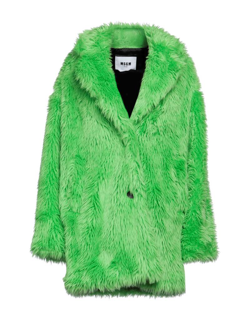MSGM Shearling- & Kunstfell Damen Limettengrün von MSGM