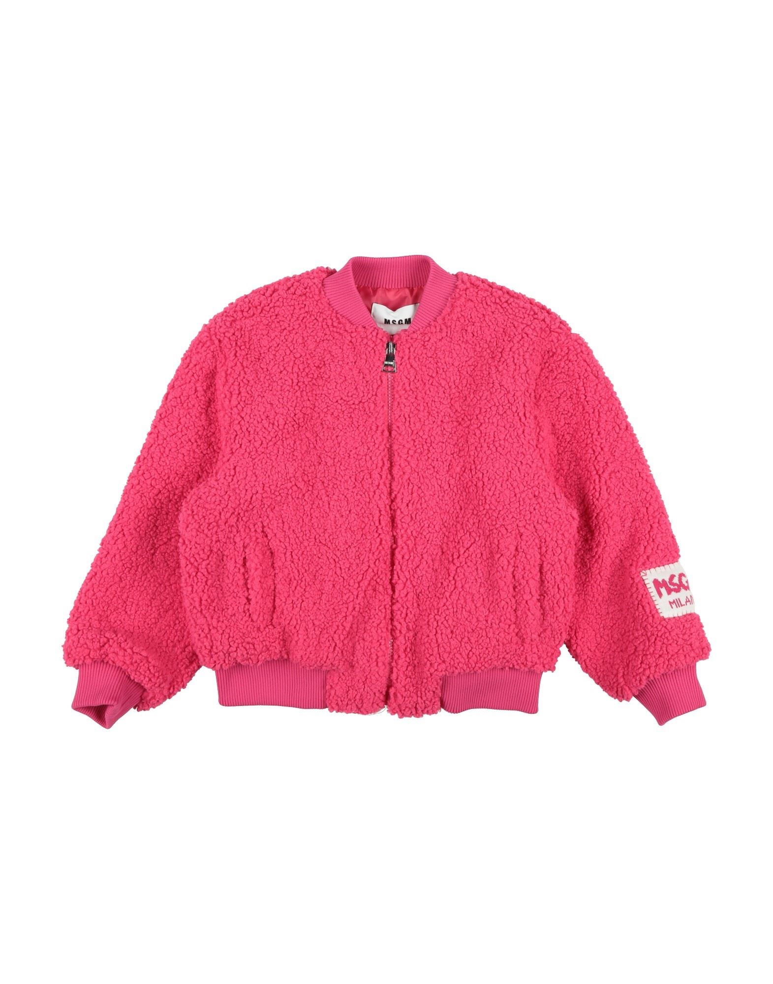 MSGM Shearling- & Kunstfell Kinder Fuchsia von MSGM