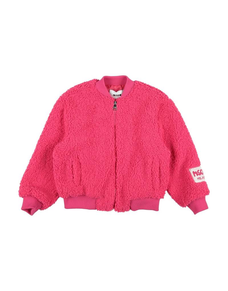 MSGM Shearling- & Kunstfell Kinder Fuchsia von MSGM
