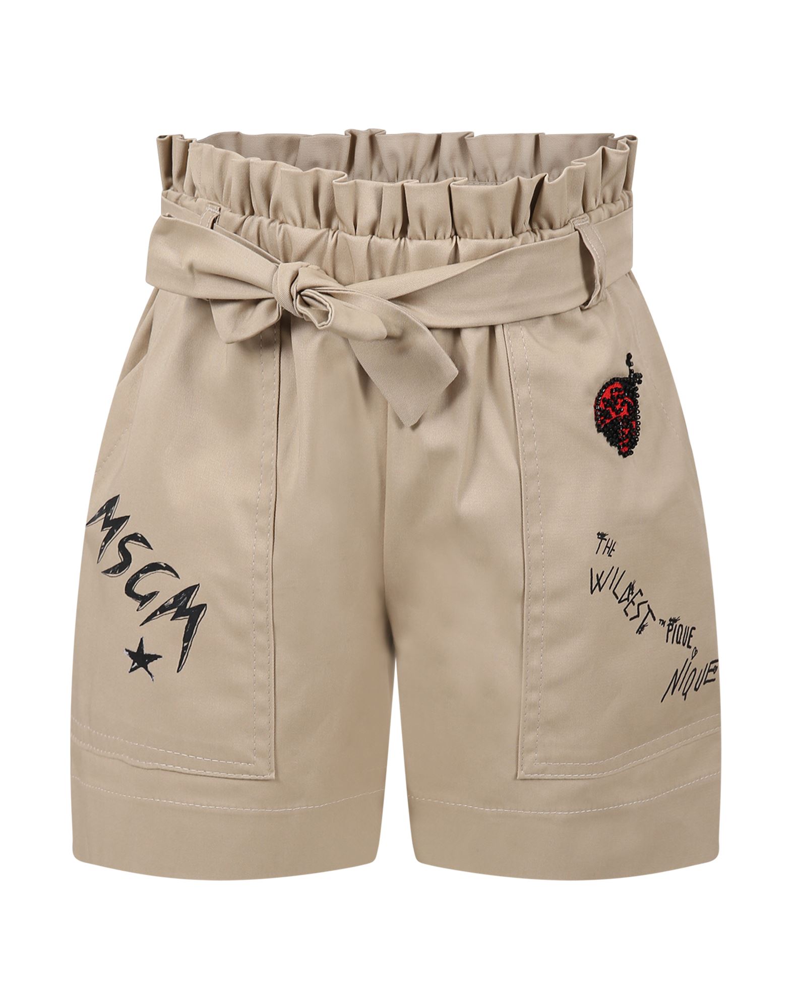 MSGM Shorts & Bermudashorts Damen Beige von MSGM