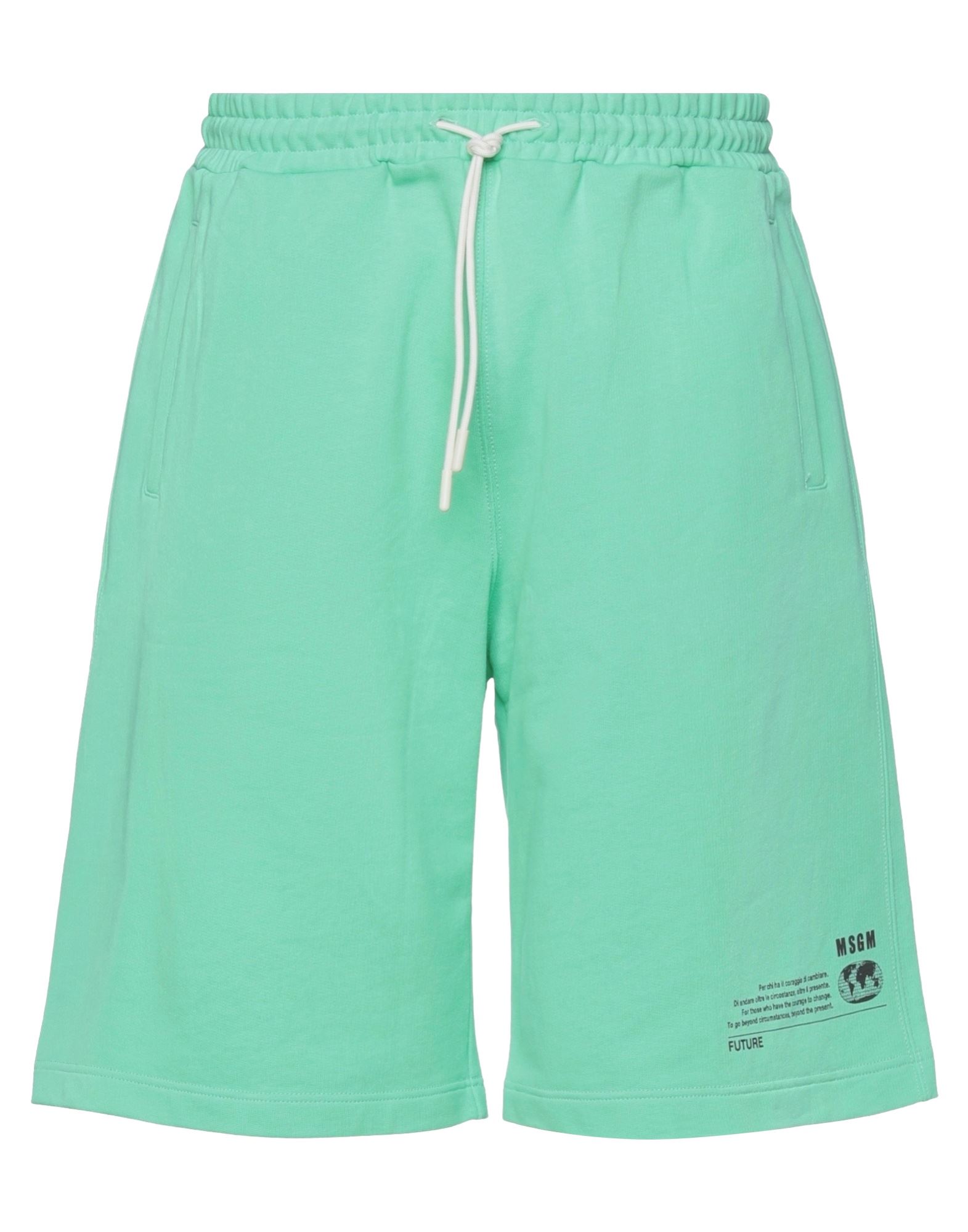 MSGM Shorts & Bermudashorts Herren Säuregrün MSGM Shorts & Bermudashorts Herren Säuregrün von MSGM
