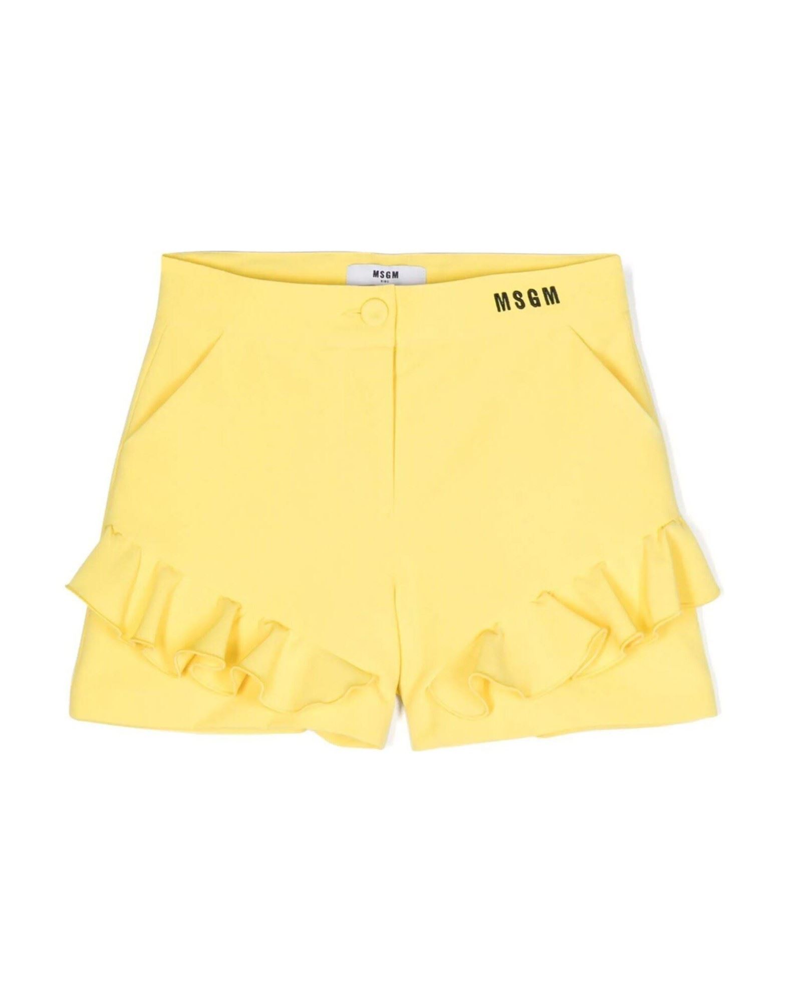 MSGM Shorts & Bermudashorts Kinder Gelb von MSGM