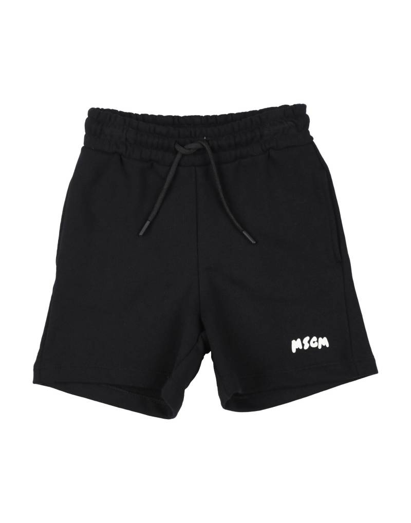 MSGM Shorts & Bermudashorts Kinder Schwarz MSGM Shorts & Bermudashorts Kinder Schwarz von MSGM