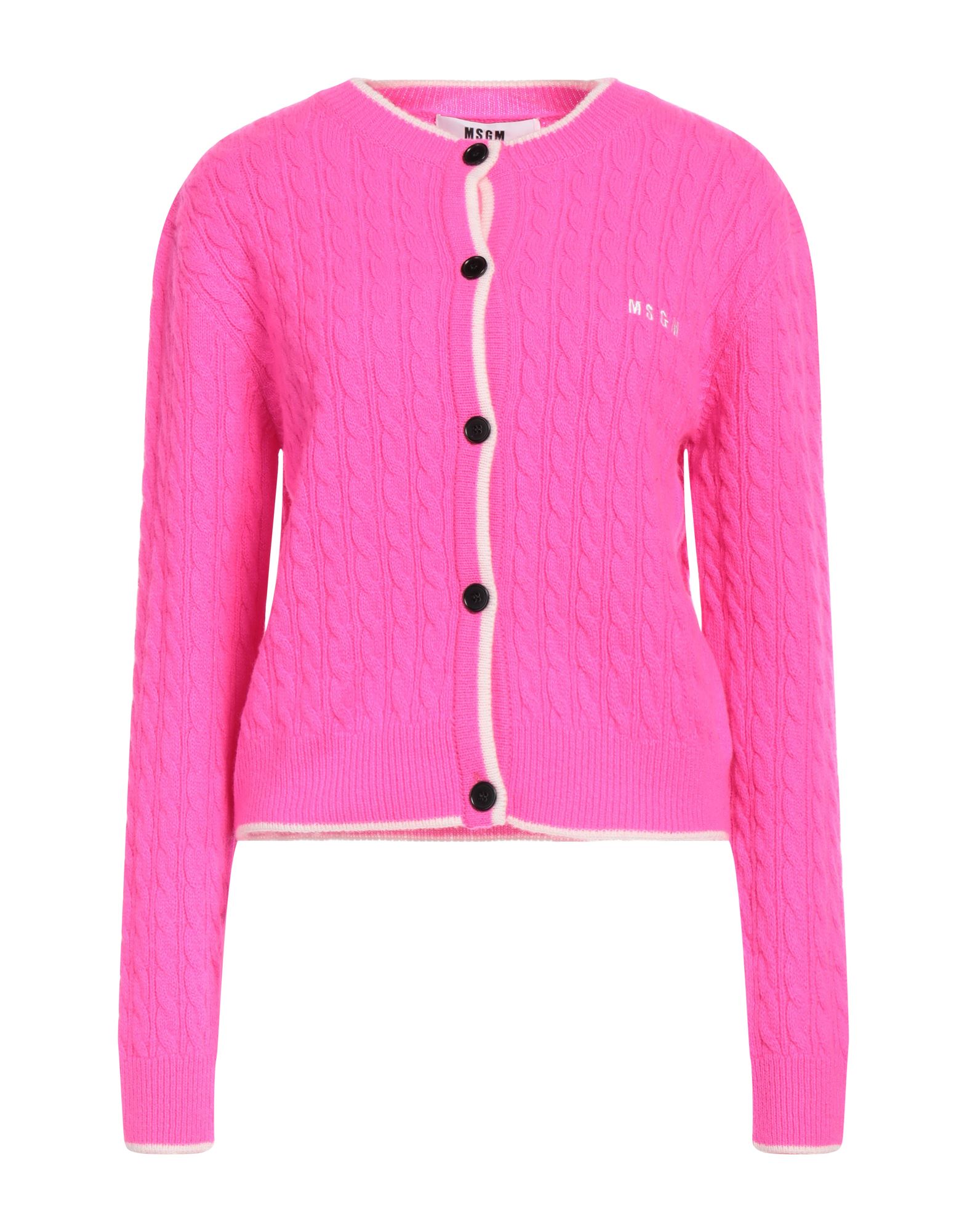 MSGM Strickjacke Damen Fuchsia MSGM Strickjacke Damen Fuchsia von MSGM
