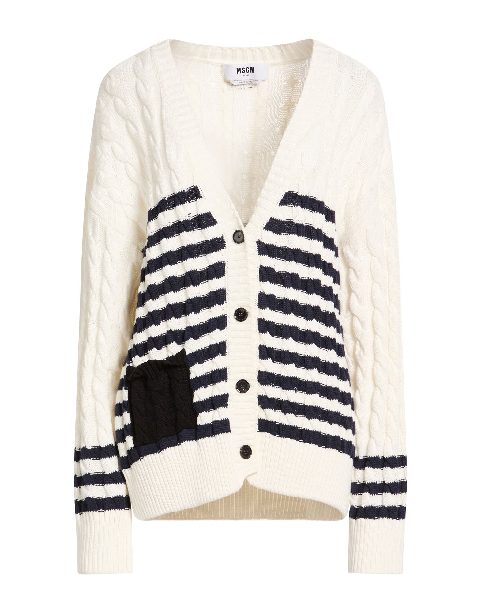 MSGM Strickjacke Damen Weiß von MSGM