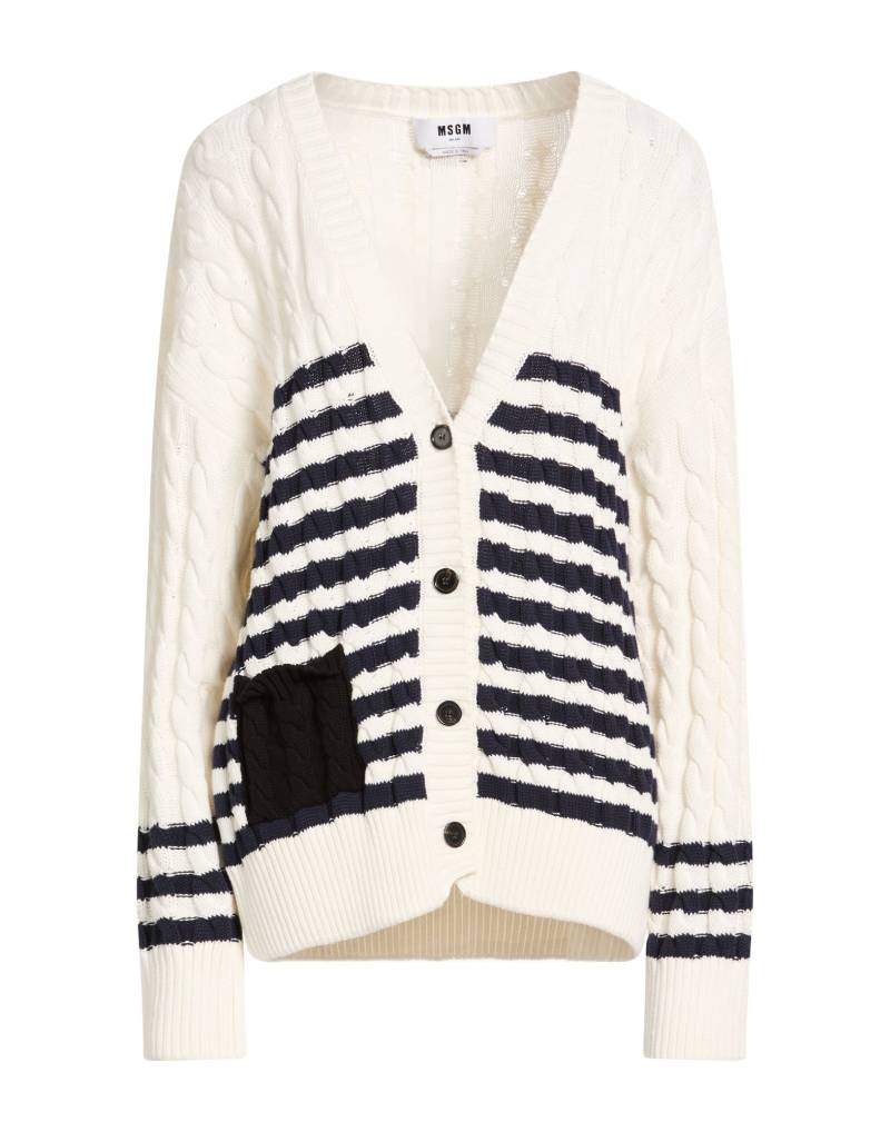 MSGM Strickjacke Damen Weiß von MSGM