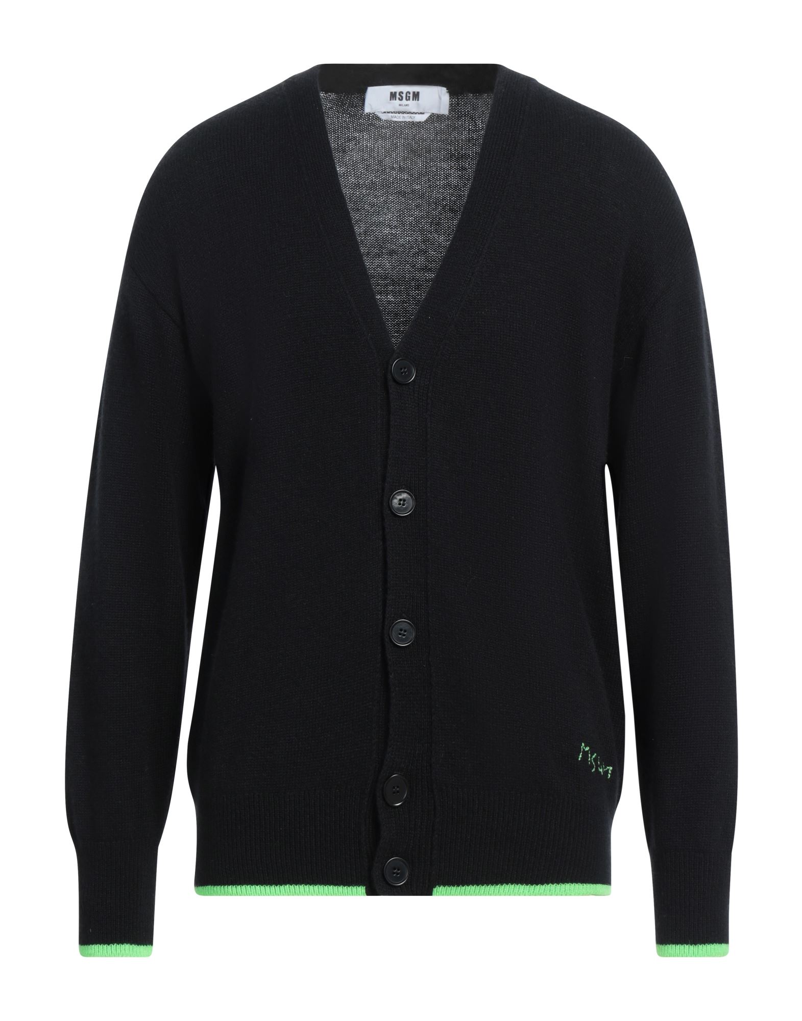 MSGM Strickjacke Herren Schwarz von MSGM