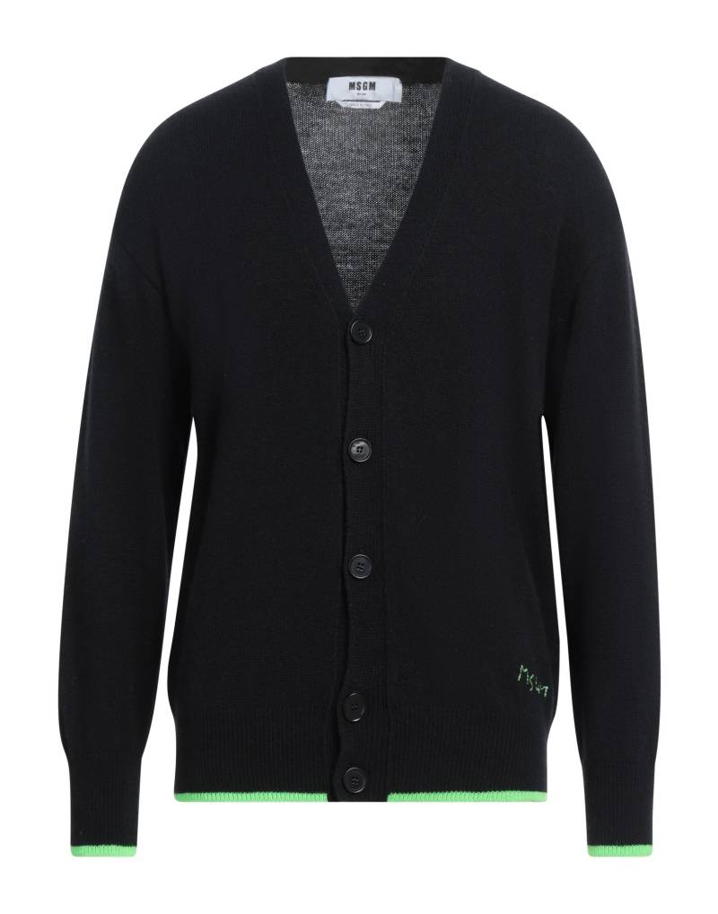 MSGM Strickjacke Herren Schwarz von MSGM