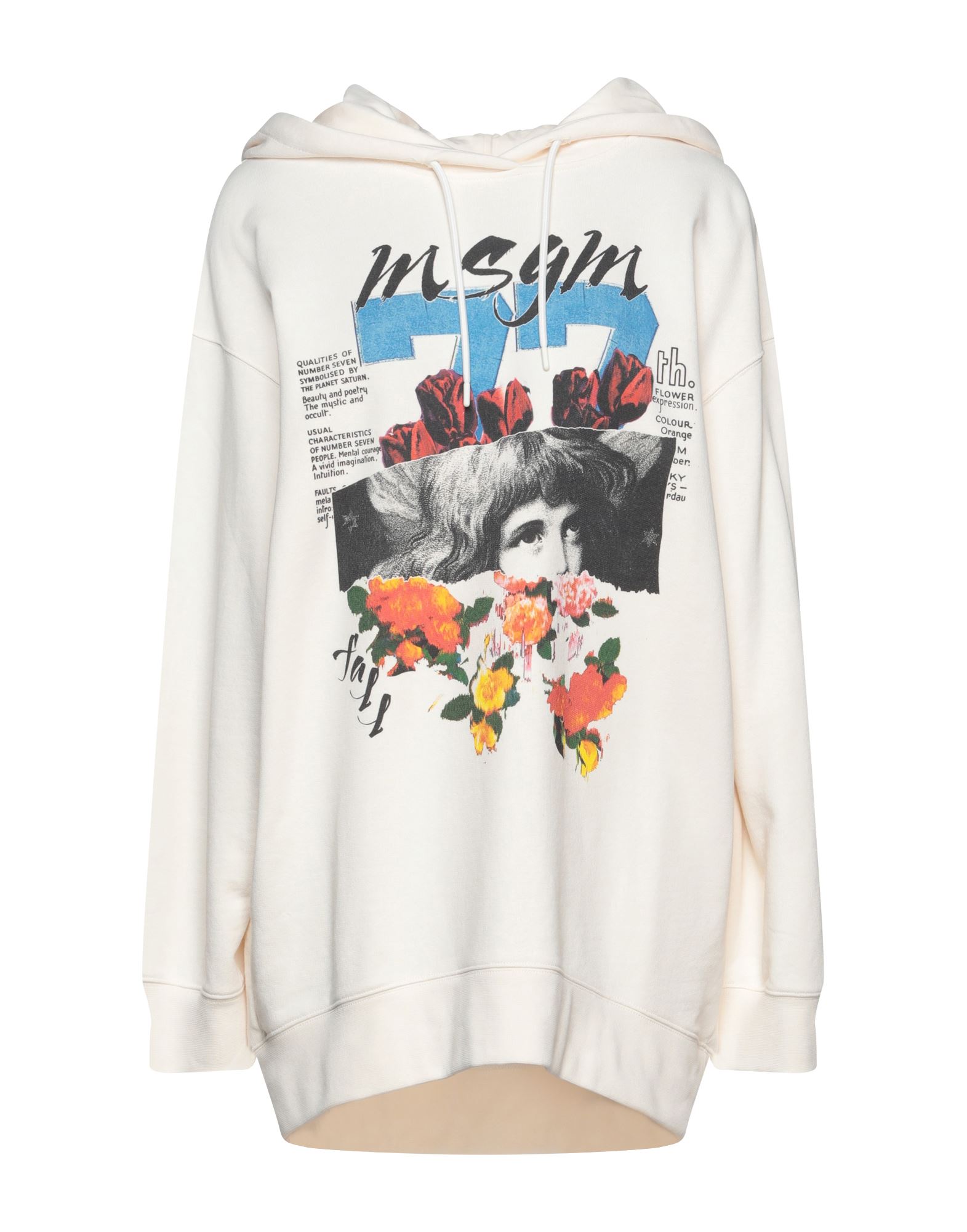MSGM Sweatshirt Damen Elfenbein von MSGM
