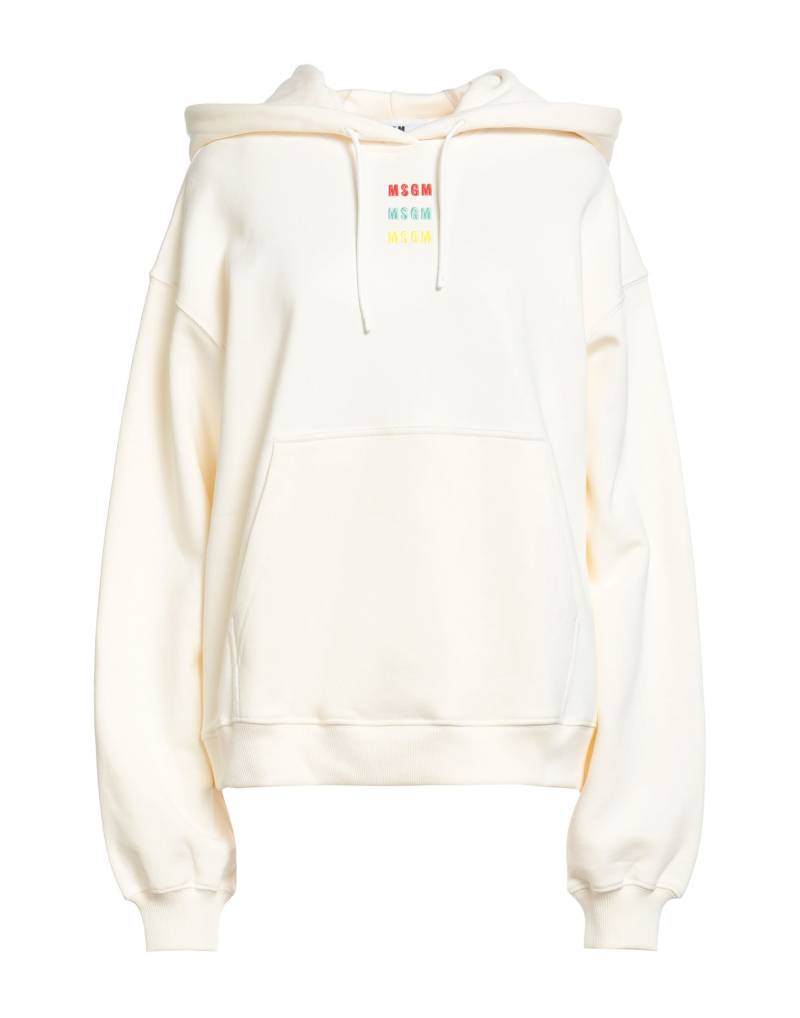 MSGM Sweatshirt Damen Elfenbein MSGM Sweatshirt Damen Elfenbein von MSGM