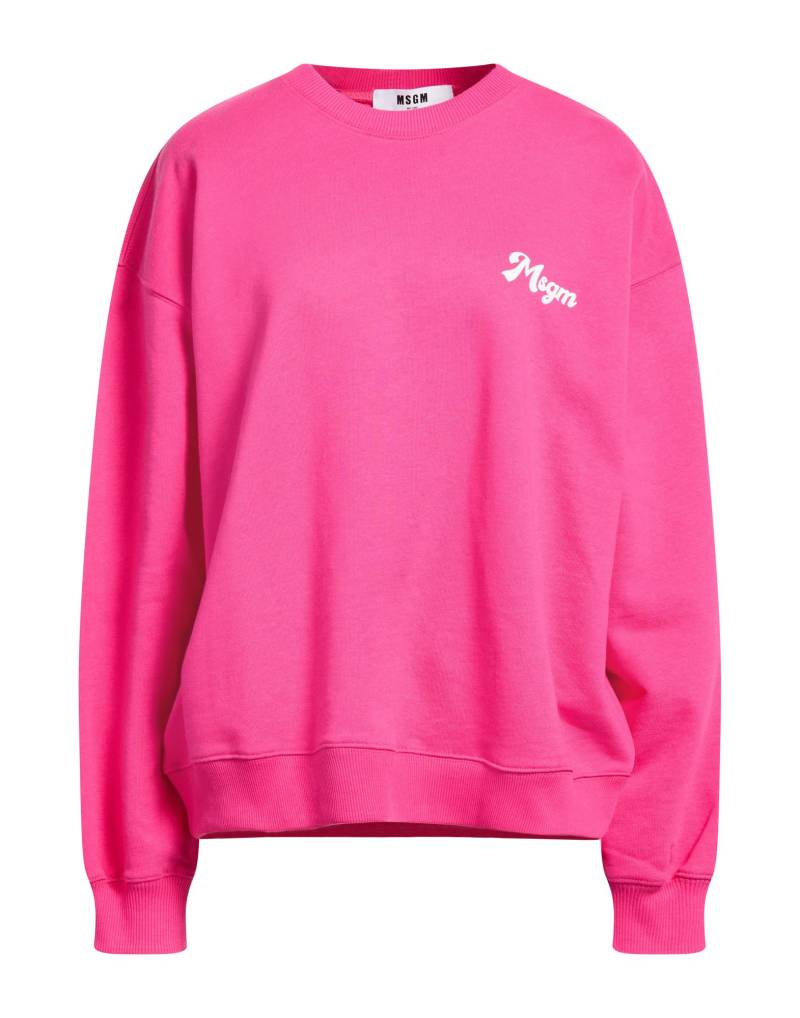 MSGM Sweatshirt Damen Fuchsia von MSGM