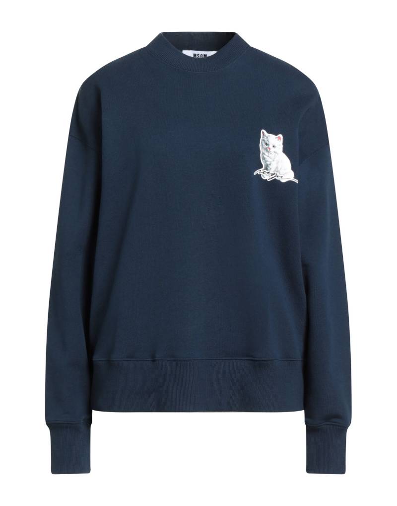 MSGM Sweatshirt Damen Marineblau von MSGM