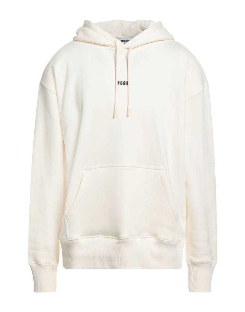 MSGM Sweatshirt Herren Cremeweiß von MSGM