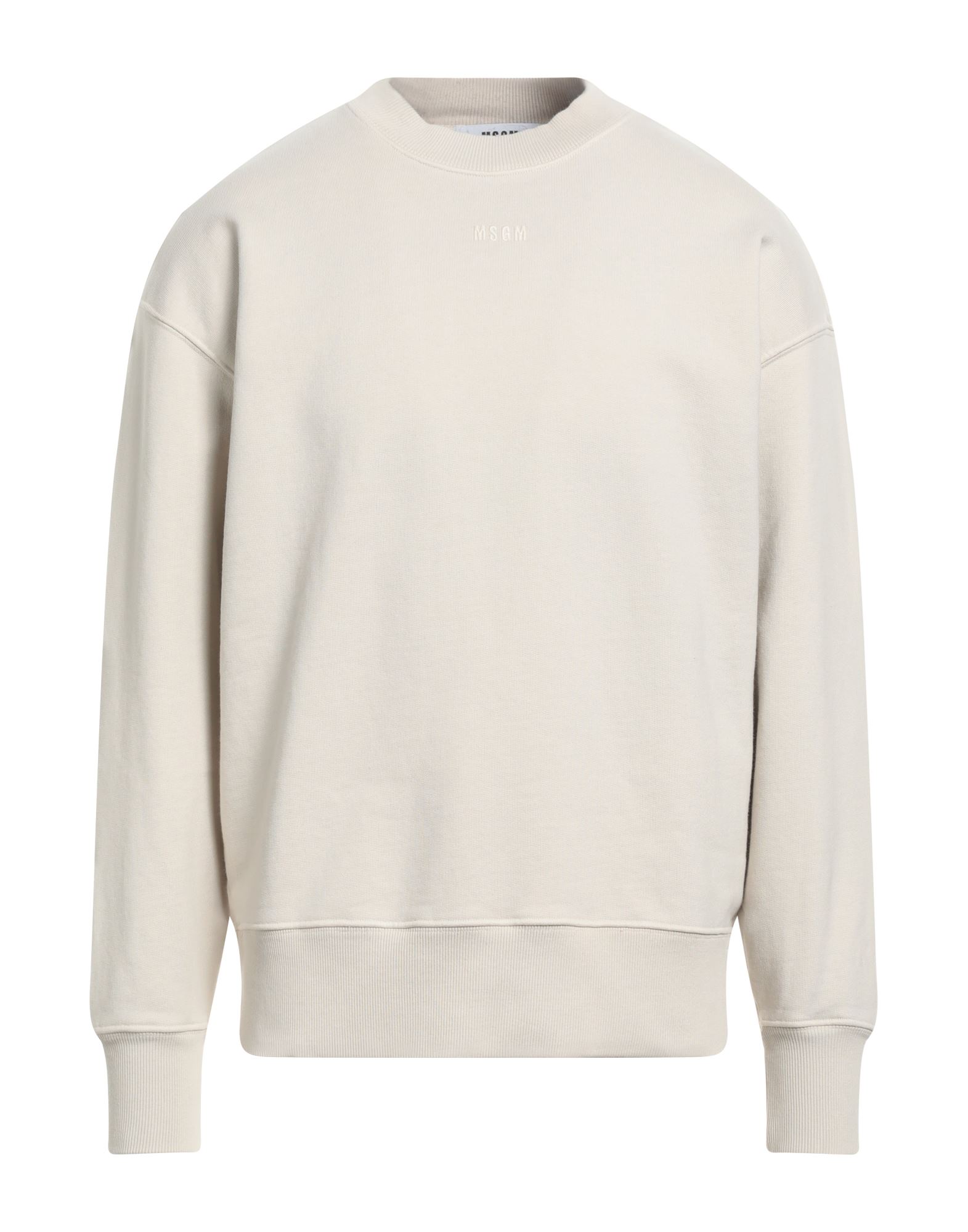 MSGM Sweatshirt Herren Cremeweiß MSGM Sweatshirt Herren Cremeweiß von MSGM