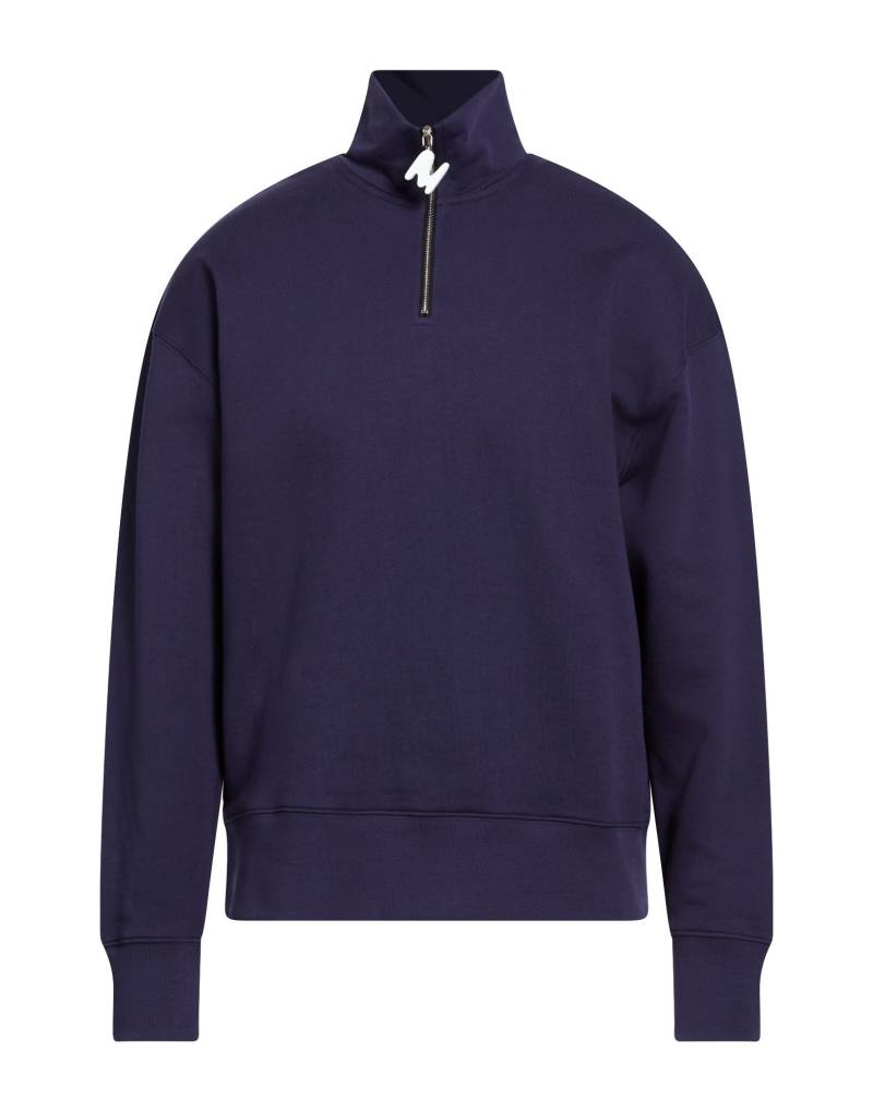 MSGM Sweatshirt Herren Dunkelviolett von MSGM