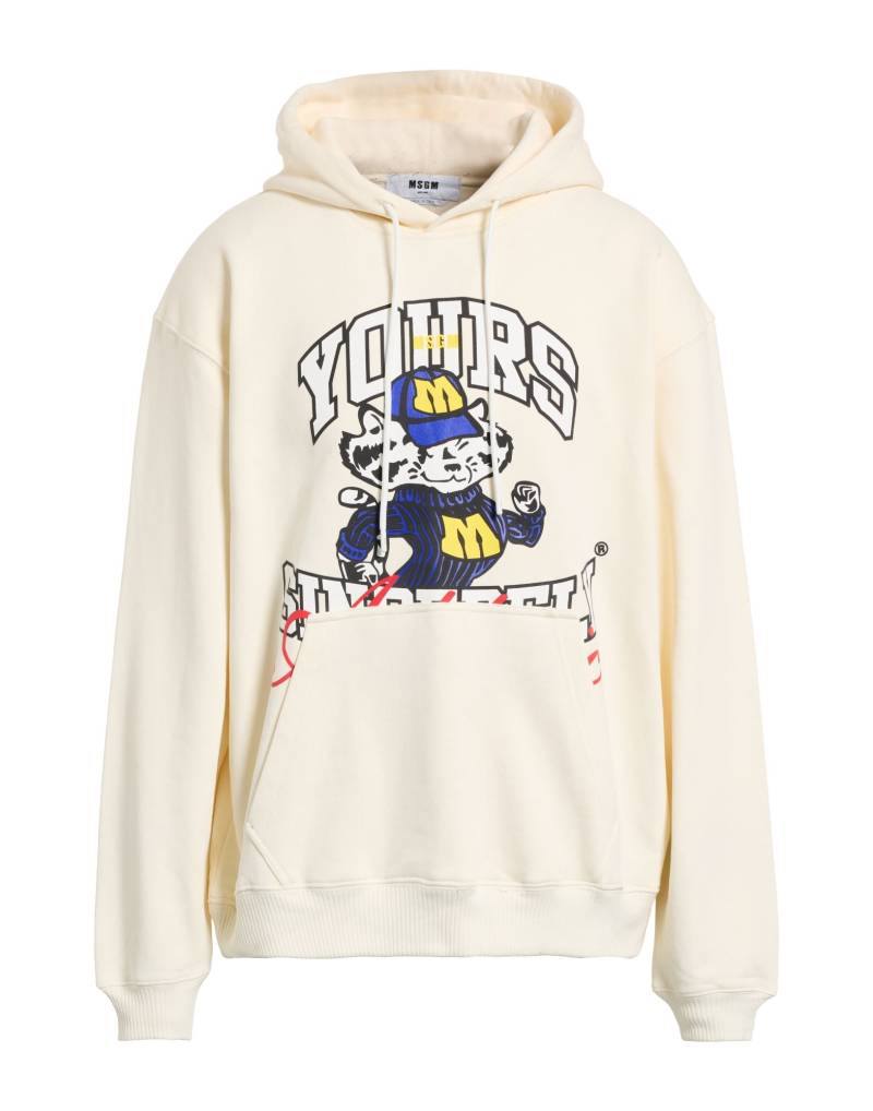 MSGM Sweatshirt Herren Elfenbein von MSGM