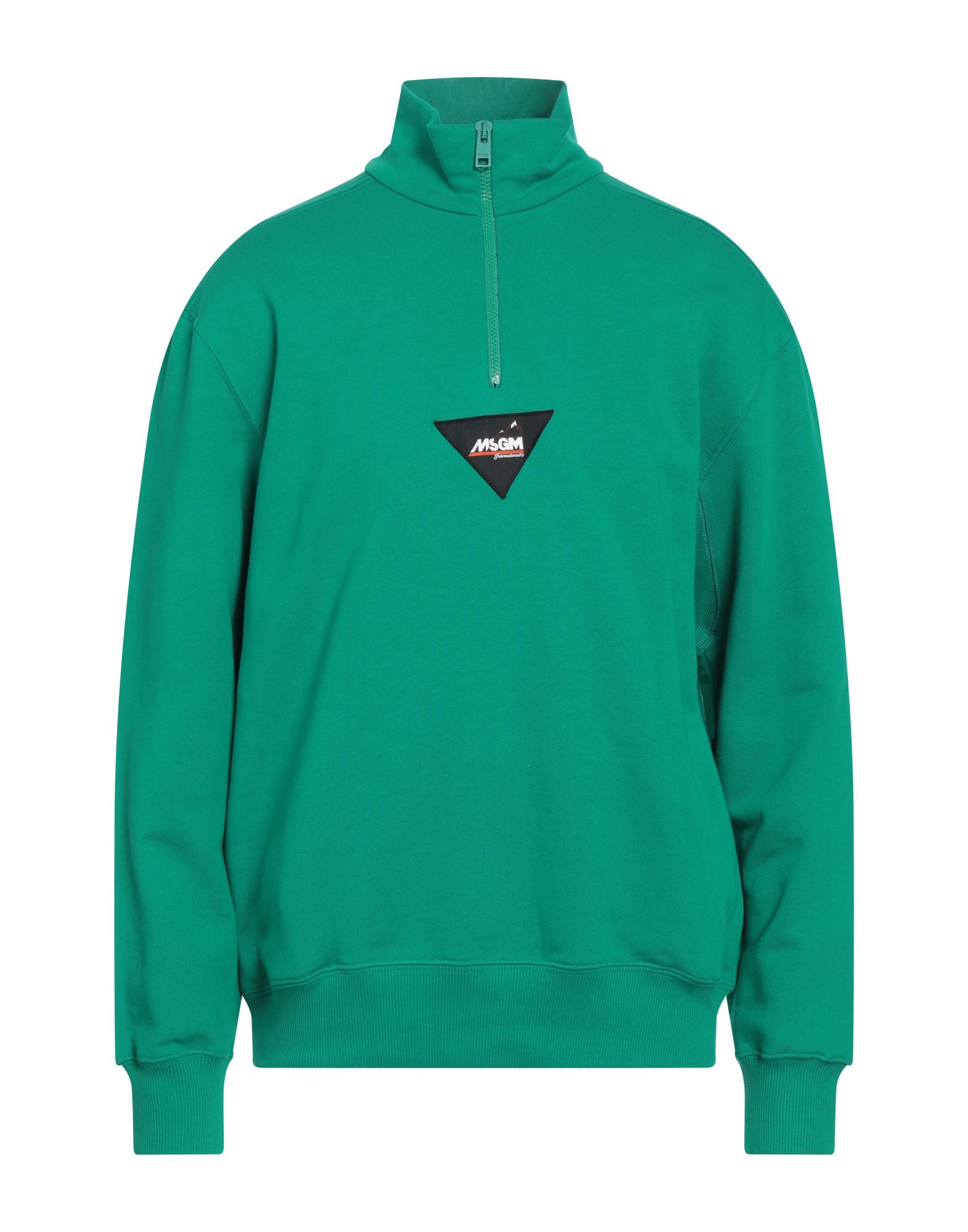 MSGM Sweatshirt Herren Grün von MSGM