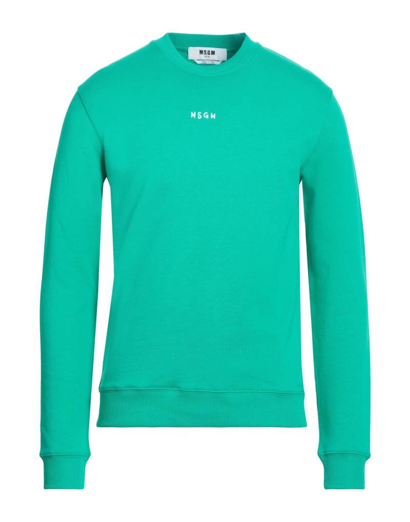 MSGM Sweatshirt Herren Grün von MSGM