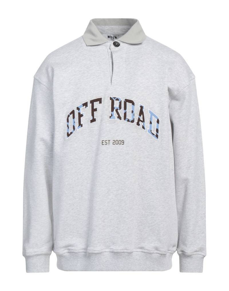 MSGM Sweatshirt Herren Hellgrau von MSGM