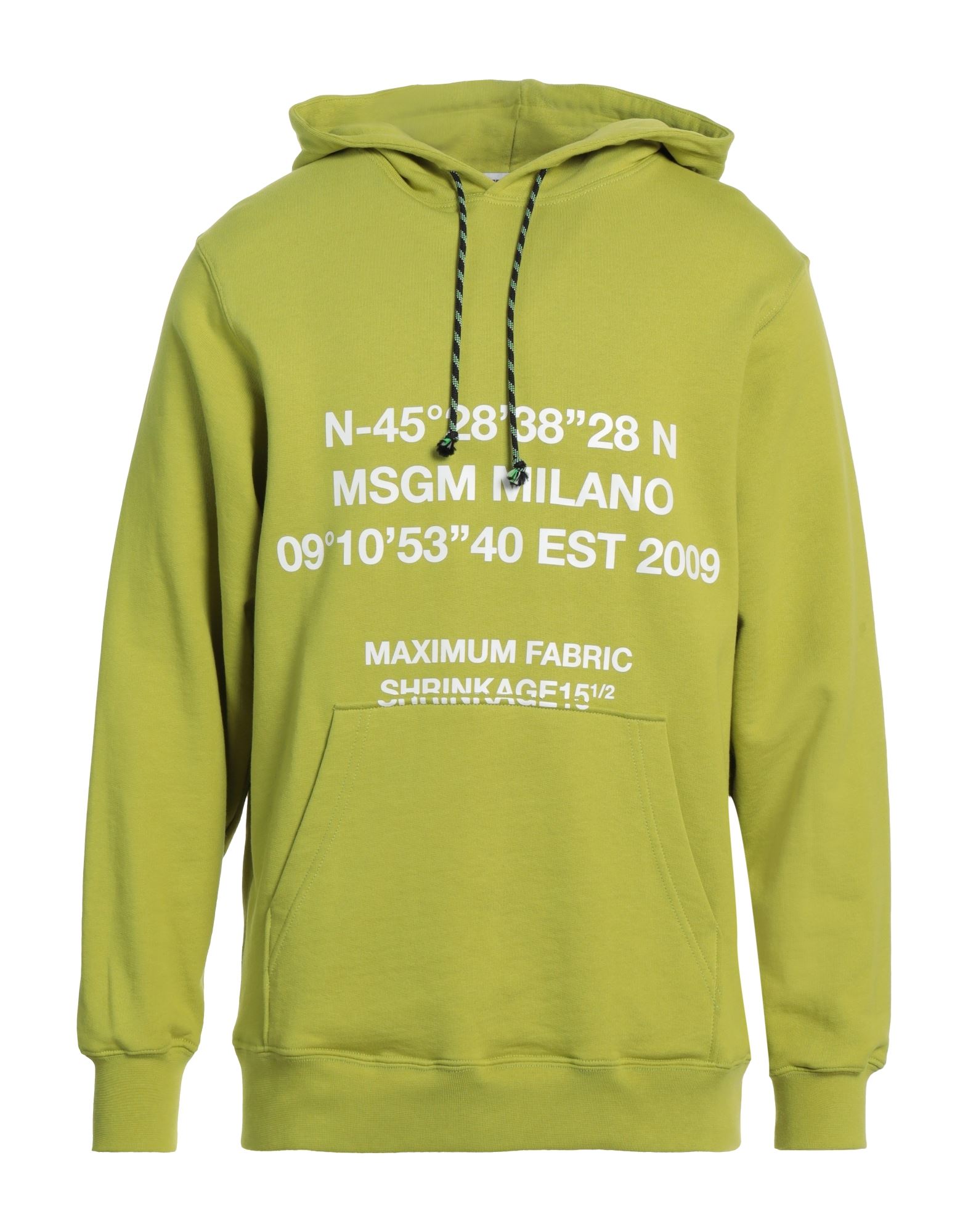 MSGM Sweatshirt Herren Hellgrün von MSGM