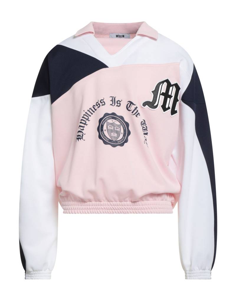 MSGM Sweatshirt Herren Hellrosa von MSGM