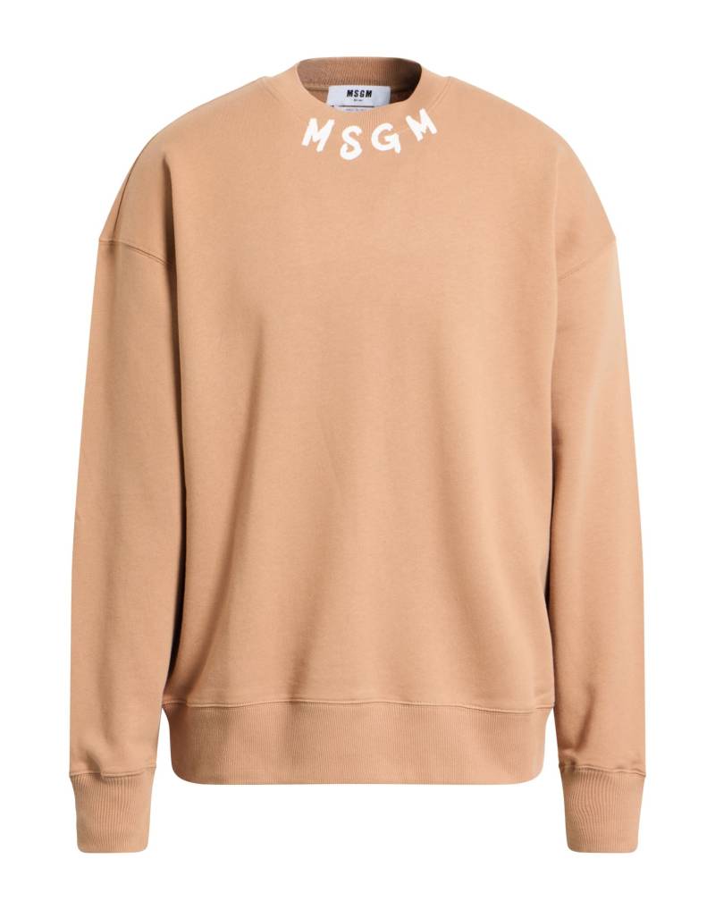 MSGM Sweatshirt Herren Kamel von MSGM