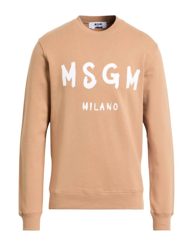 MSGM Sweatshirt Herren Kamel von MSGM