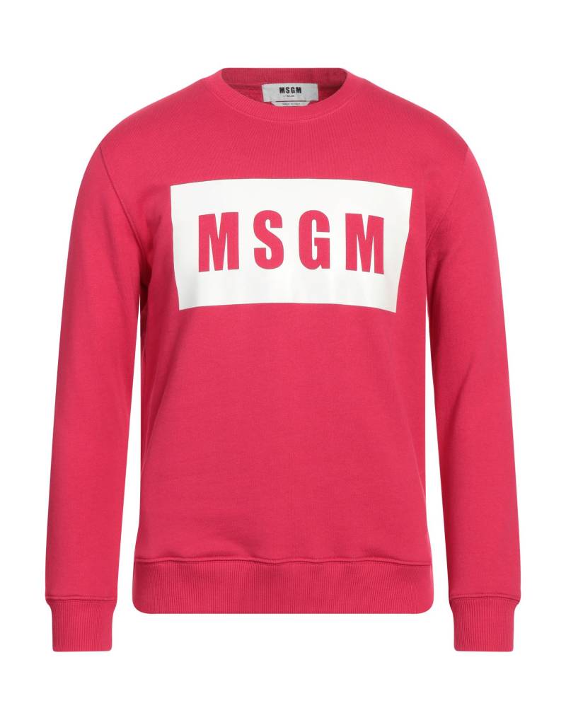 MSGM Sweatshirt Herren Purpur von MSGM