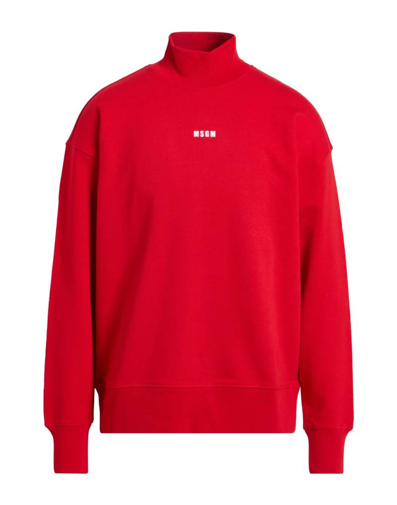 MSGM Sweatshirt Herren Rot von MSGM