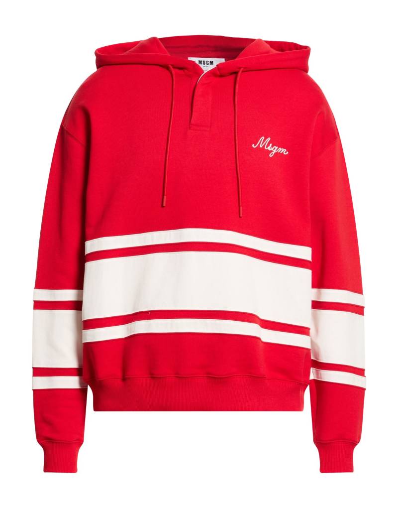 MSGM Sweatshirt Herren Rot von MSGM